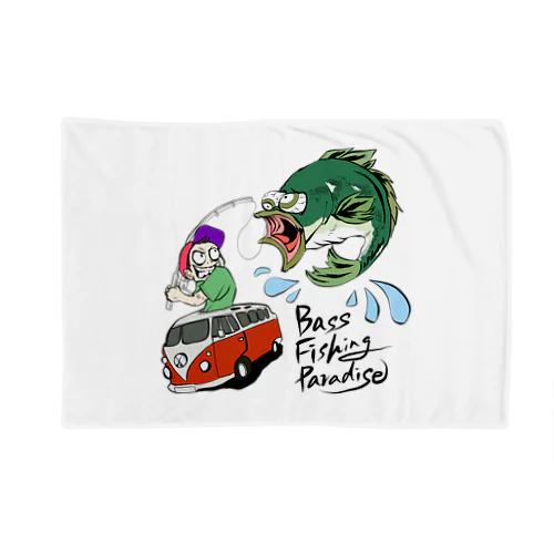 bass　fishing　paradise Blanket
