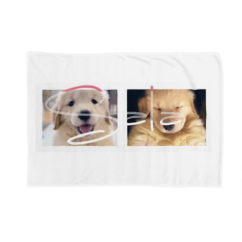 ゴールデンレトリバーの子犬のさら Blanket