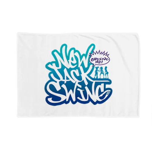 New Jack Swing blue  Blanket