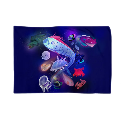 宇宙×深海魚【Deep Universe】 Blanket