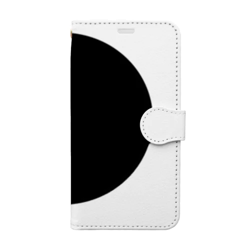 ぽっかり開いた丸い穴 Book-Style Smartphone Case