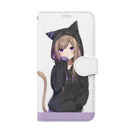 パーカーレオちゃん Book-Style Smartphone Case