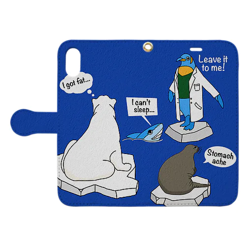 海のお医者さん Book-Style Smartphone Case