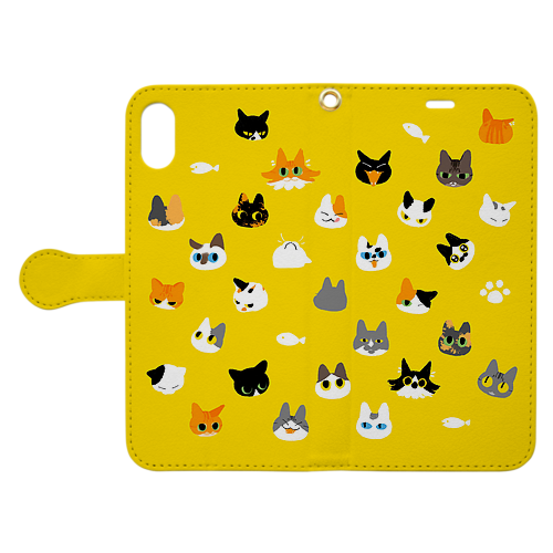 猫たち Book-Style Smartphone Case