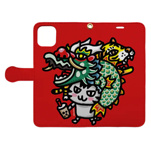 龍虎ボンR@旅ボン台湾高雄編 Book-Style Smartphone Case