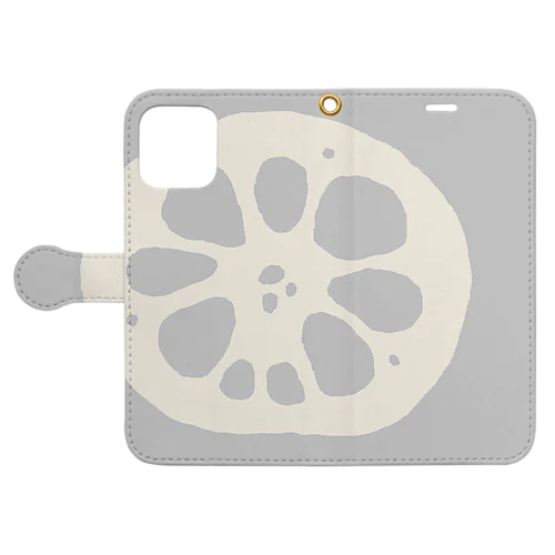 素朴な蓮根 Book-Style Smartphone Case