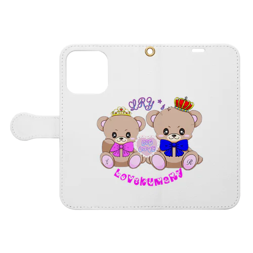 LOVE🧸 Book-Style Smartphone Case