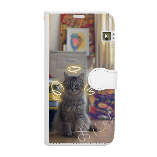 エンジェルフワちゃん♪ Book-Style Smartphone Case