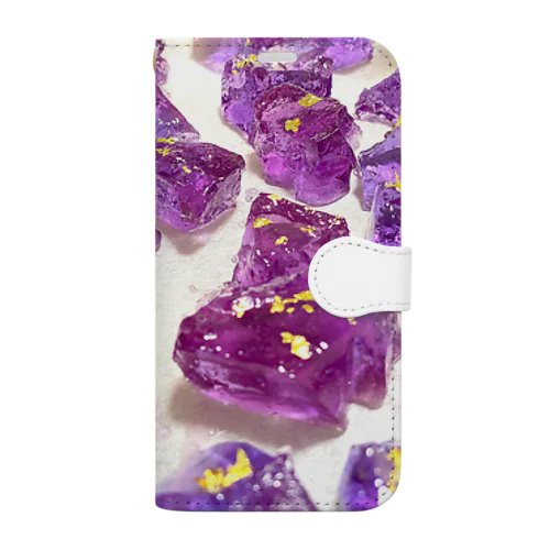 作家の作った琥珀糖 Book-Style Smartphone Case