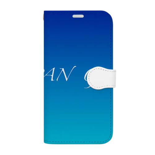 コバルトブルー[PPANG] Book-Style Smartphone Case