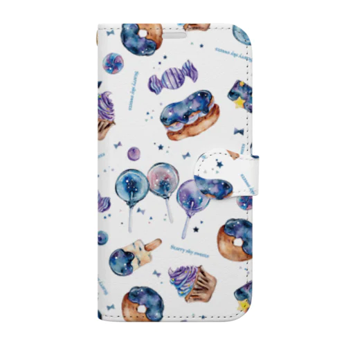 星空スイーツ Book-Style Smartphone Case