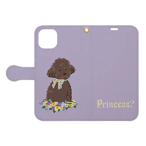 Princess? (花あり) Book-Style Smartphone Case