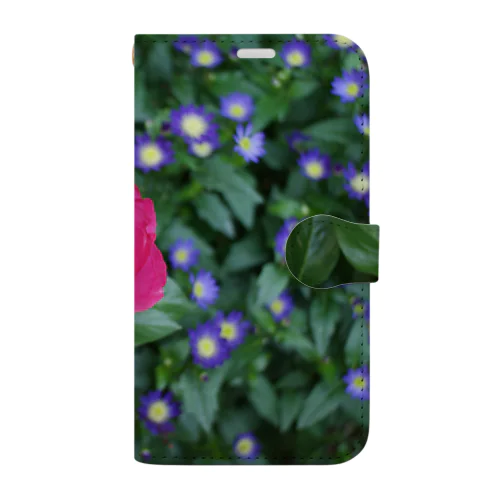 ぼたん Book-Style Smartphone Case
