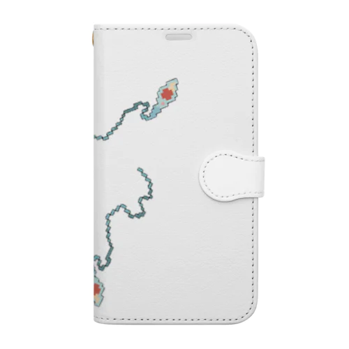 ドットミクロ競争者 Book-Style Smartphone Case