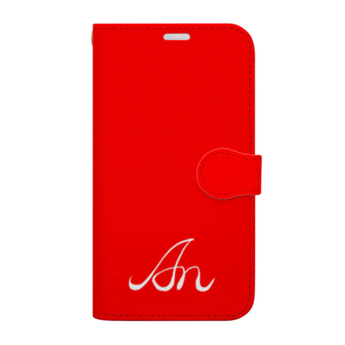 赤色 Book-Style Smartphone Case