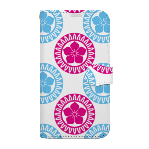 うちの家紋イーピン Book-Style Smartphone Case
