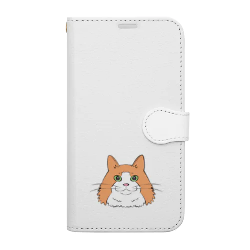 髭袋デカ美 Book-Style Smartphone Case