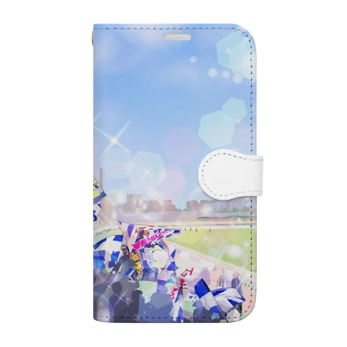 白波スタジアムバックスタンド１ Book-Style Smartphone Case