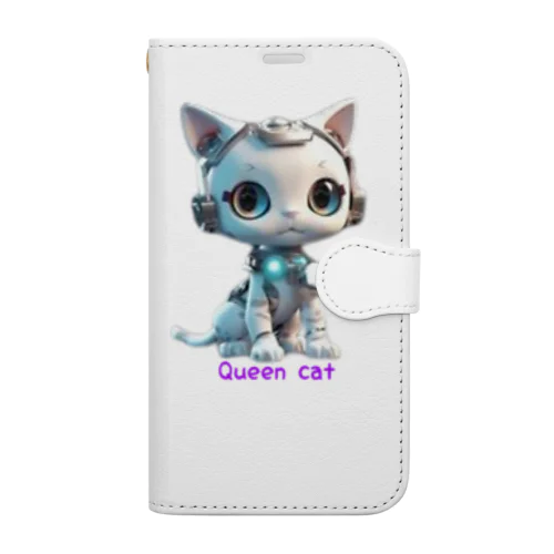 Queen Cat-Roid Book-Style Smartphone Case