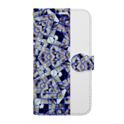 宇宙と古代を感じる幾何学模様手帳型スマホケースｃ Book-Style Smartphone Case
