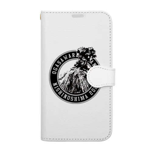 西之島スマホケース Book-Style Smartphone Case