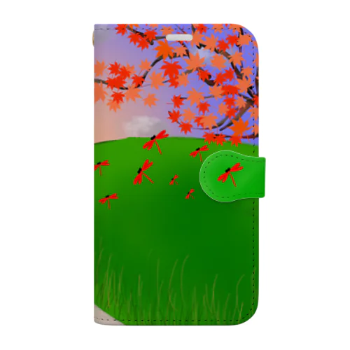 わんこのしっぽ Book-Style Smartphone Case