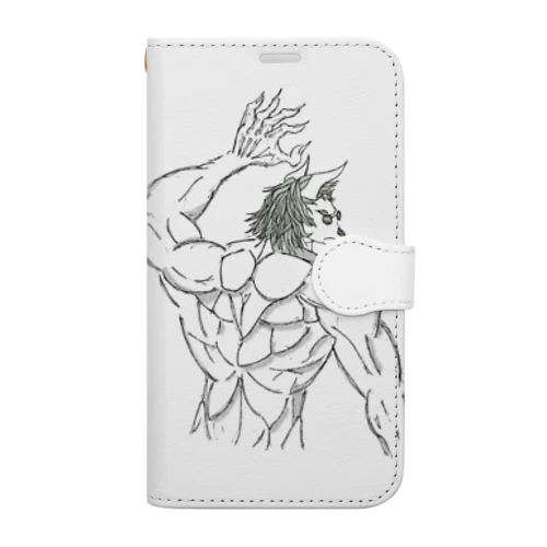 牛頭マッスルくん Book-Style Smartphone Case