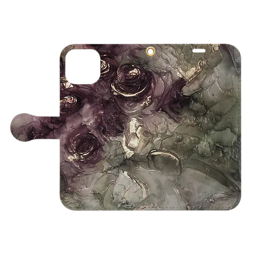 しっとりばらちゃん~ Book-Style Smartphone Case