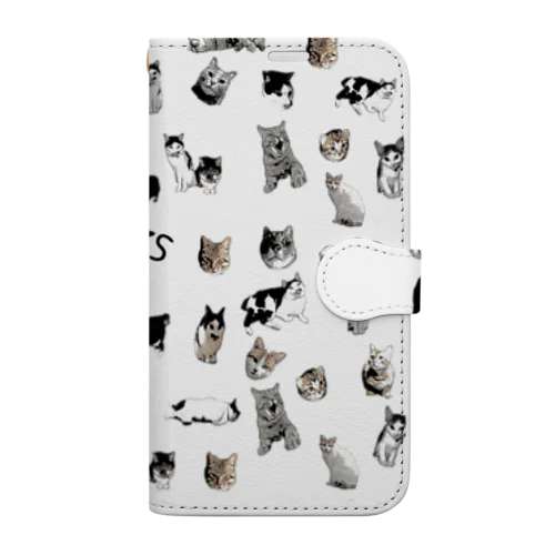 ねこだらけ靴下 Book-Style Smartphone Case