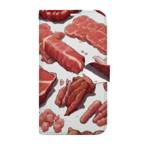 meats of meats Book-Style Smartphone Case