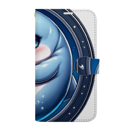 イルカのルカさん Book-Style Smartphone Case
