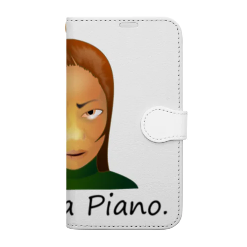 I Want A Piano.(black) Book-Style Smartphone Case