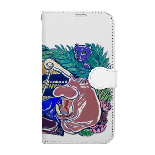 サンセット Book-Style Smartphone Case