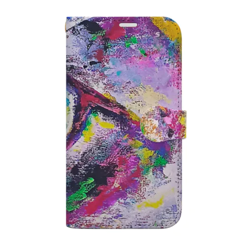 ネコノヒトミ Book-Style Smartphone Case