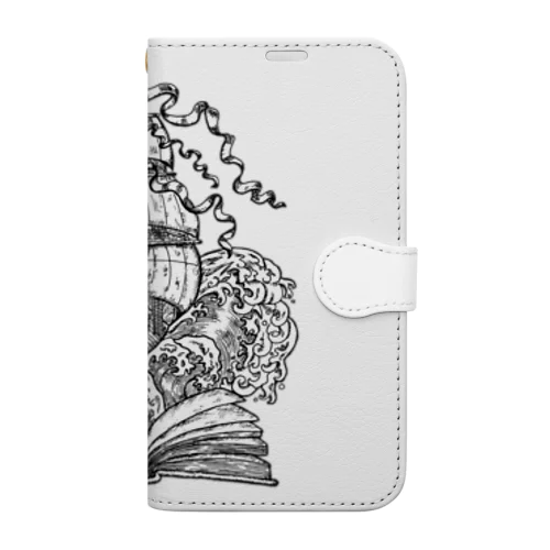 日本トルコ国交樹立100周年記念オリジナルグッズ「友情を結ぶエルちゃん号」 Book-Style Smartphone Case