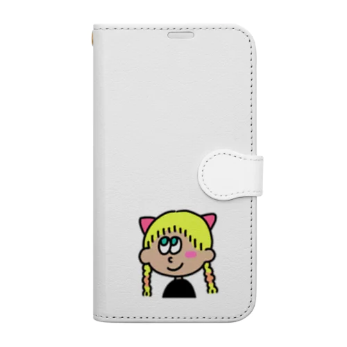 シノラー？フワちゃん？ Book-Style Smartphone Case