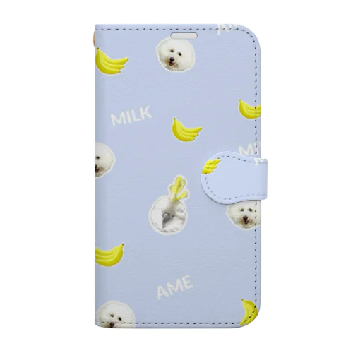 B_M_A pattern Book-Style Smartphone Case
