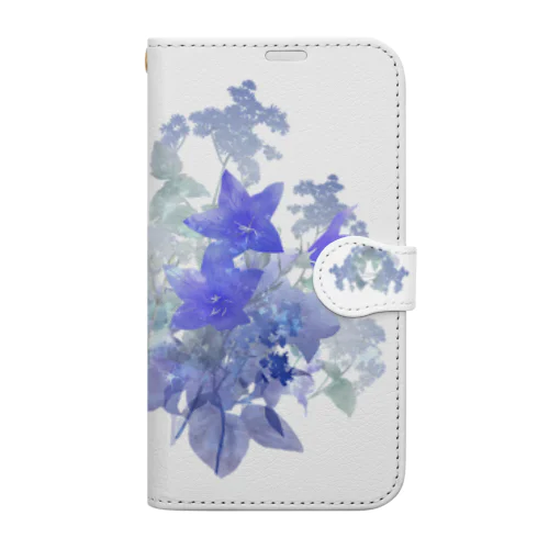 -桔梗- 花と草木の  Book-Style Smartphone Case
