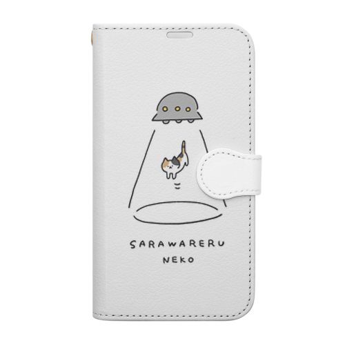 さらわれるネコ Book-Style Smartphone Case