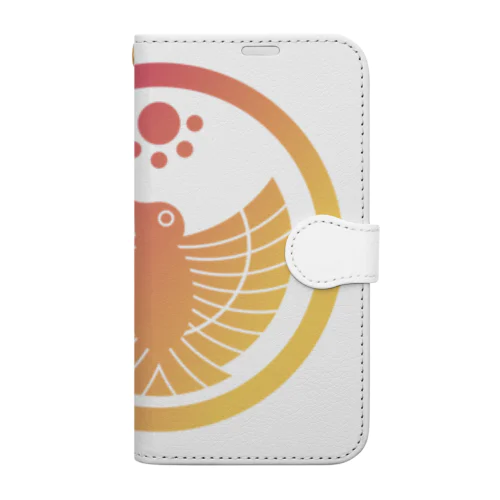 家紋 - Type C Book-Style Smartphone Case