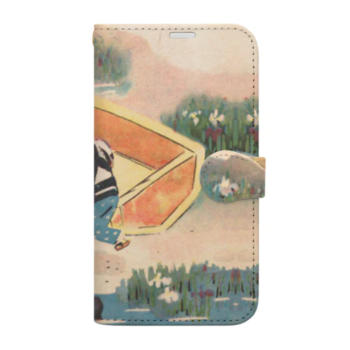 うさぎのおやこ /『お山のこども』より Book-Style Smartphone Case