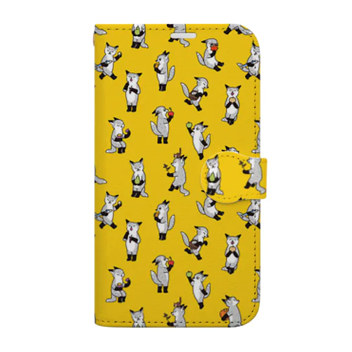 食欲のキツネ Book-Style Smartphone Case