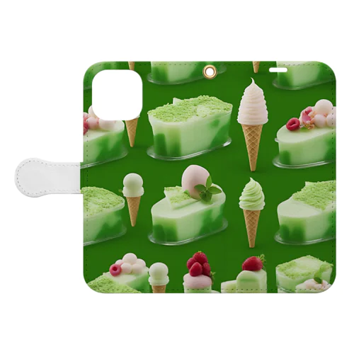 和スイーツデコ Book-Style Smartphone Case