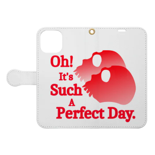 Oh! It's Such A Perfectday.（赤） Book-Style Smartphone Case
