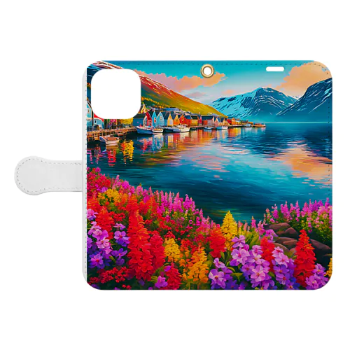 🌿束の間の美景🏔✨（3） Book-Style Smartphone Case