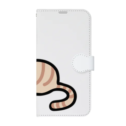 くつろぎねこ　トラ Book-Style Smartphone Case