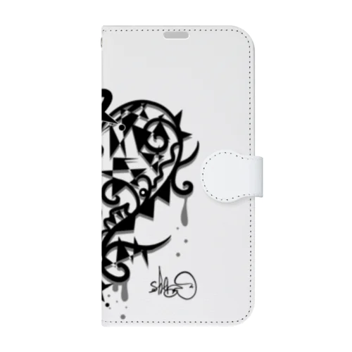 crown heart Book-Style Smartphone Case