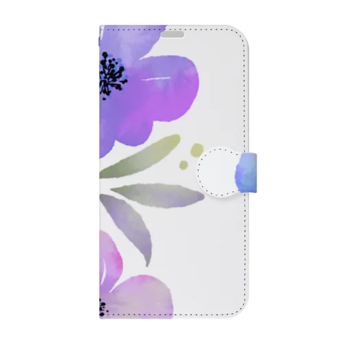 デジ花アート Book-Style Smartphone Case