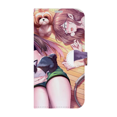 花ピロpPe Book-Style Smartphone Case