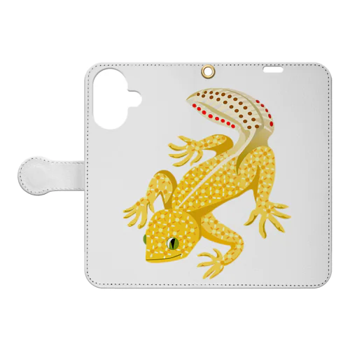 ヒョウモントカゲモドキ。 Book-Style Smartphone Case